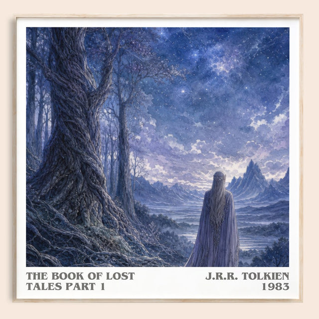 The Book Of Lost Tales Part 1 Literary Art Print by J.R.R. Tolkien