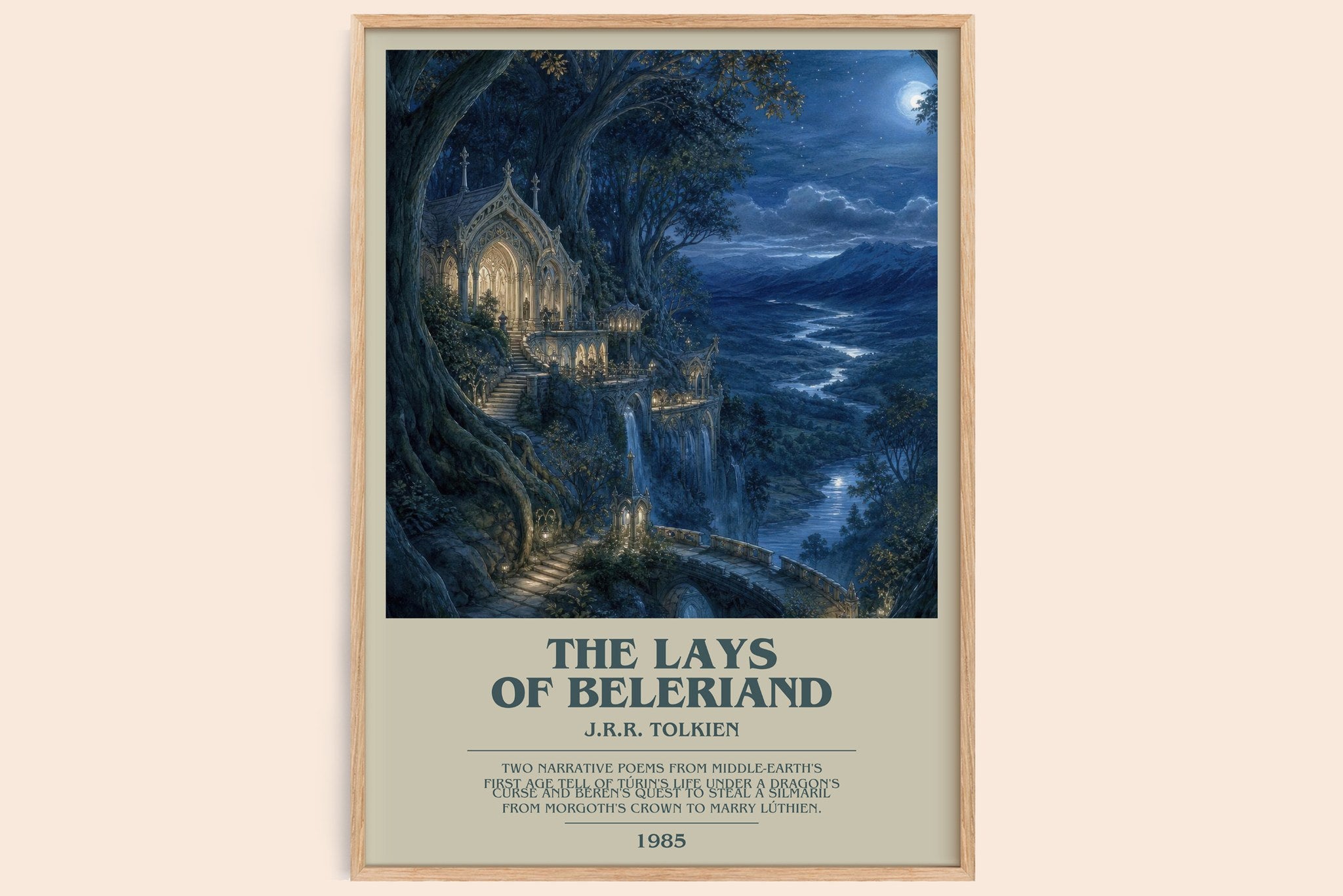 The Lays Of Beleriand Bookish Wall Art by J.R.R. Tolkien