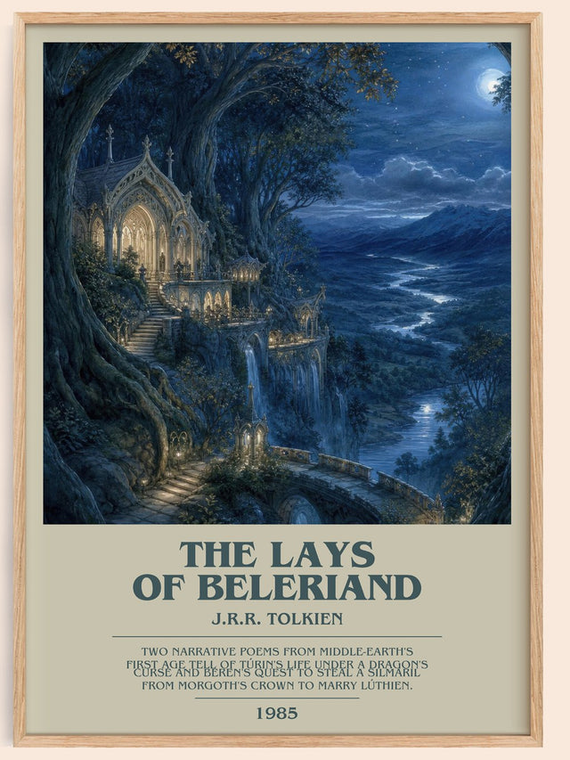 The Lays Of Beleriand Bookish Wall Art by J.R.R. Tolkien