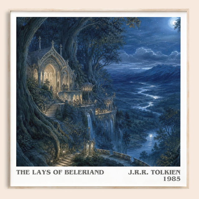 The Lays Of Beleriand Literary Art Print by J.R.R. Tolkien