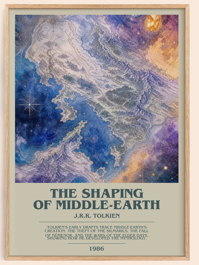 The Shaping Of Middle-Earth Bookish Wall Art by J.R.R. Tolkien