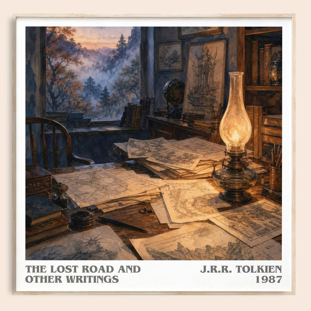 The Lost Road And Other Writings Literary Art Print by J.R.R. Tolkien