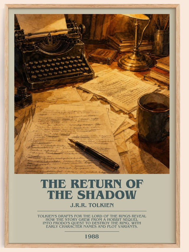 The Return Of The Shadow Bookish Wall Art by J.R.R. Tolkien