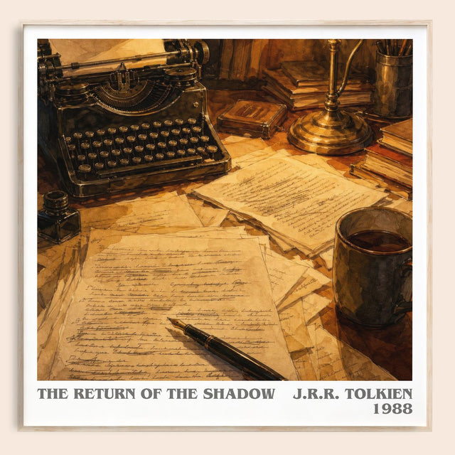 The Return Of The Shadow Literary Art Print by J.R.R. Tolkien