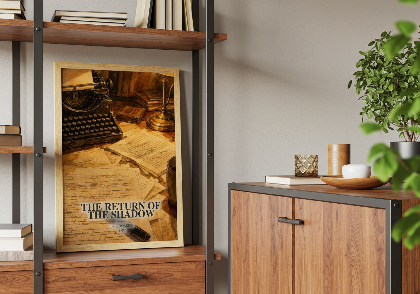 The Return Of The Shadow book watercolour illustration paper finish options – matte satin gloss