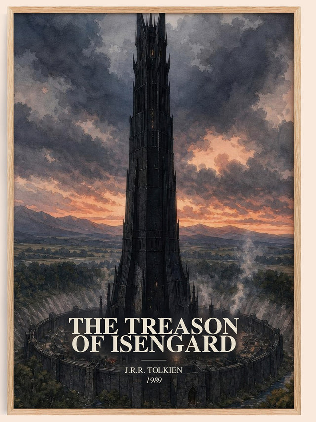 Treason Of Isengard Book Watercolour Illustration by J.R.R. Tolkien