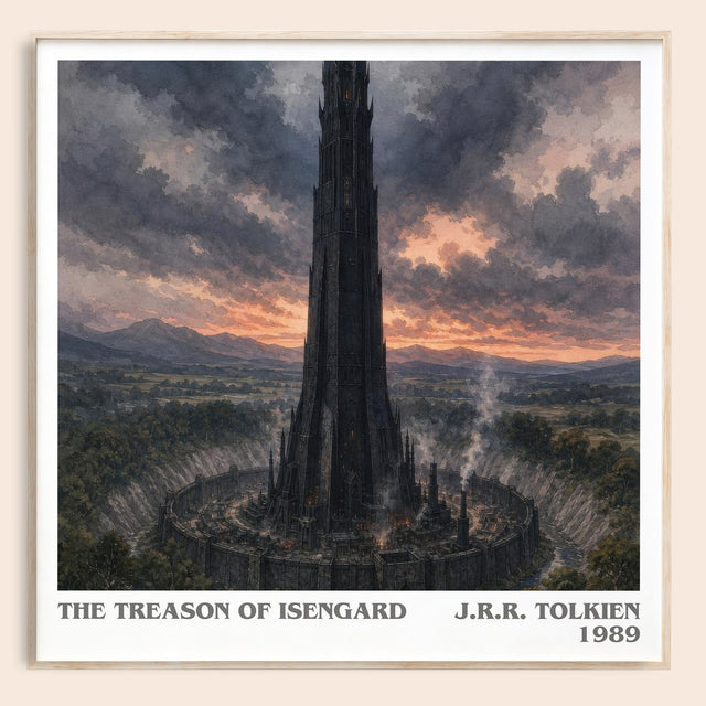 The Treason Of Isengard Literary Art Print by J.R.R. Tolkien