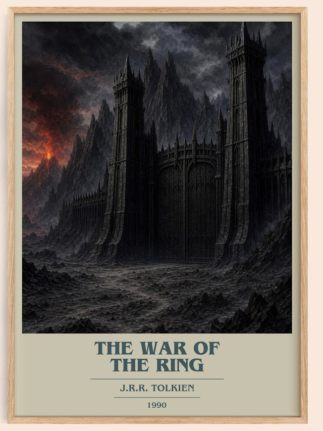 The War Of The Ring Book Cover Poster by J.R.R. Tolkien