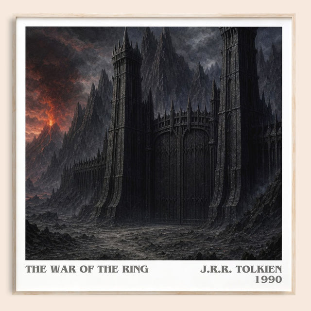 The War Of The Ring Literary Art Print by J.R.R. Tolkien