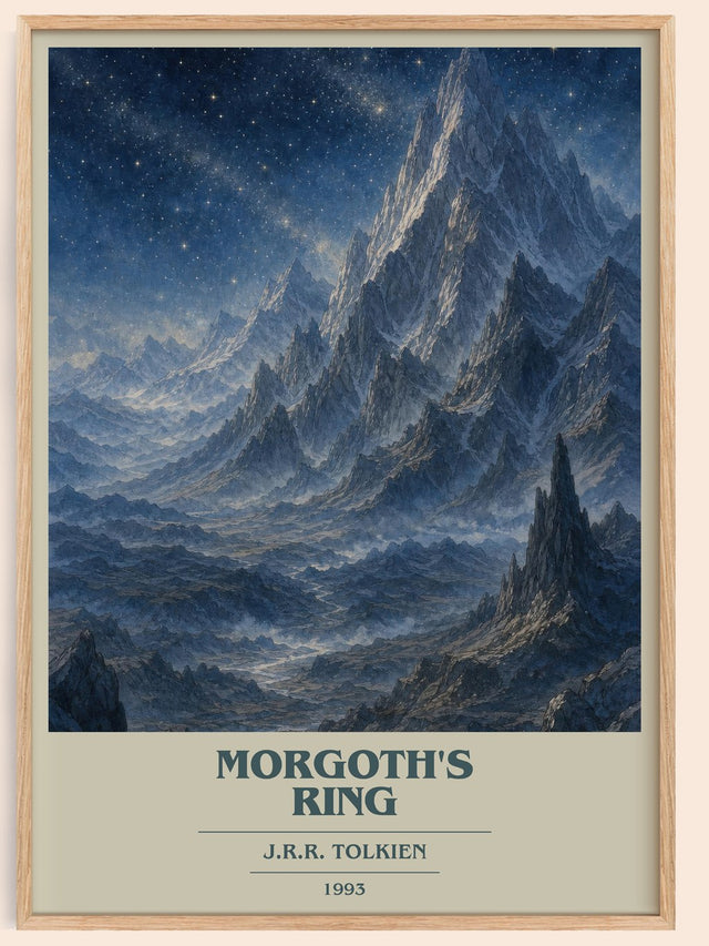 Morgoth'S Ring Book Cover Poster by J.R.R. Tolkien