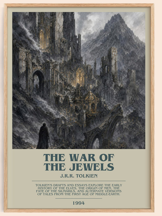 The War Of The Jewels Bookish Wall Art by J.R.R. Tolkien