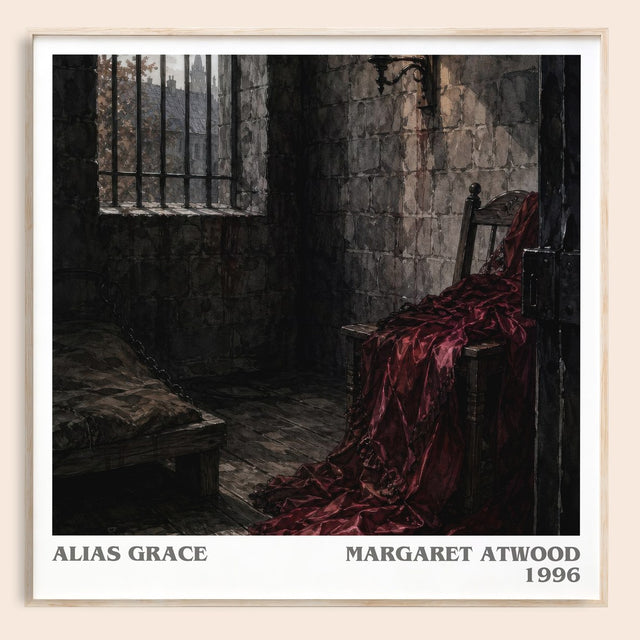 Alias Grace Literary Art Print by Margaret Atwood