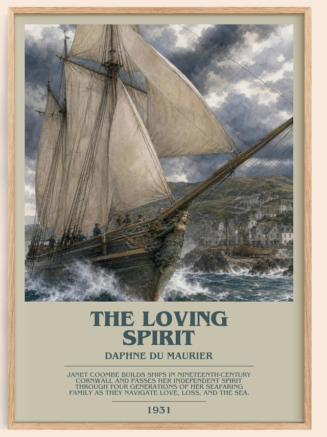 The Loving Spirit Bookish Wall Art by Daphne du Maurier
