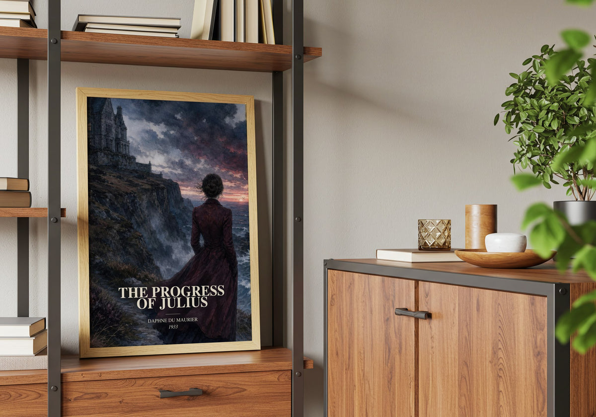 The Progress of Julius book watercolour illustration paper finish options – matte satin gloss