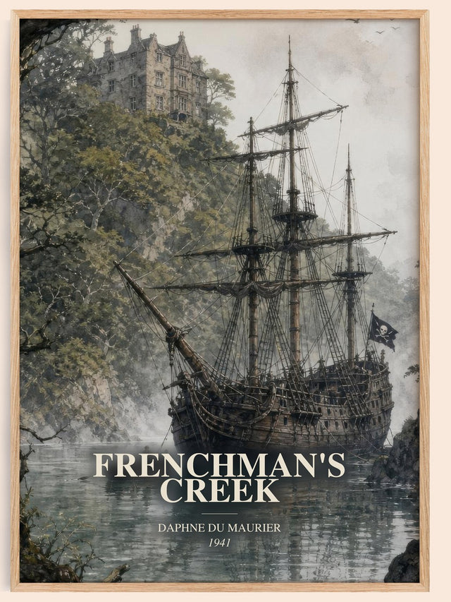 Frenchman's Creek Book Watercolour Illustration by Daphne du Maurier