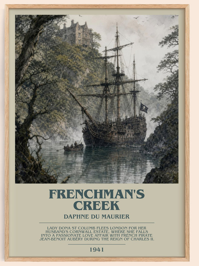 Frenchman's Creek Bookish Wall Art by Daphne du Maurier