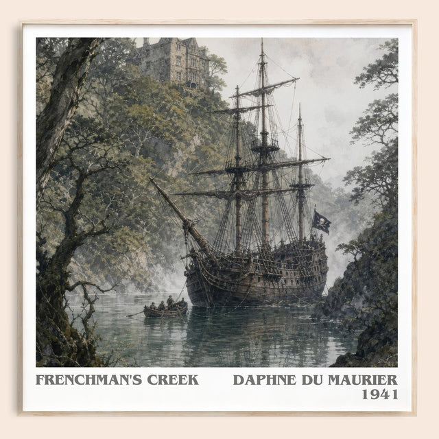 Frenchman's Creek Literary Art Print by Daphne du Maurier