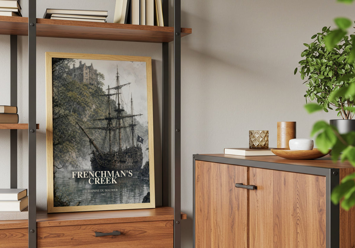 Frenchman's Creek book watercolour illustration paper finish options – matte satin gloss