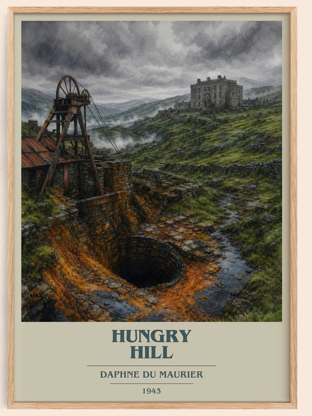Hungry Hill Book Cover Poster by Daphne du Maurier