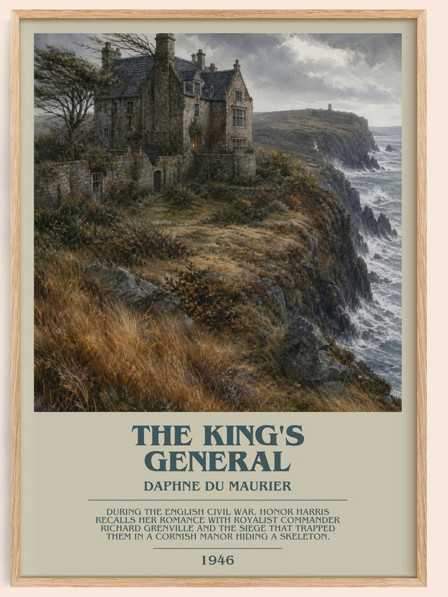 The King's General Bookish Wall Art by Daphne du Maurier