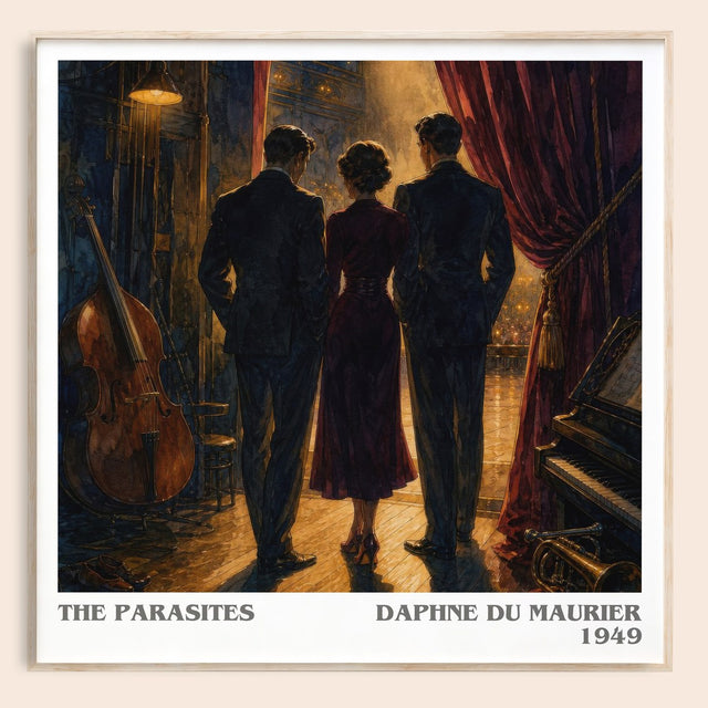 The Parasites Literary Art Print by Daphne du Maurier