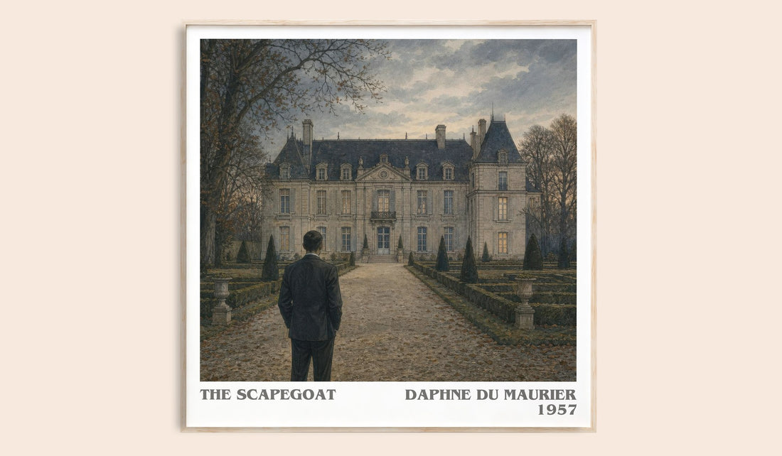 The Scapegoat literary book poster by Daphne du Maurier – framed literary art print