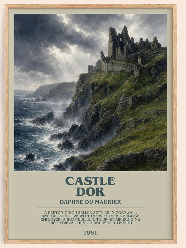 Castle Dor Bookish Wall Art by Daphne du Maurier