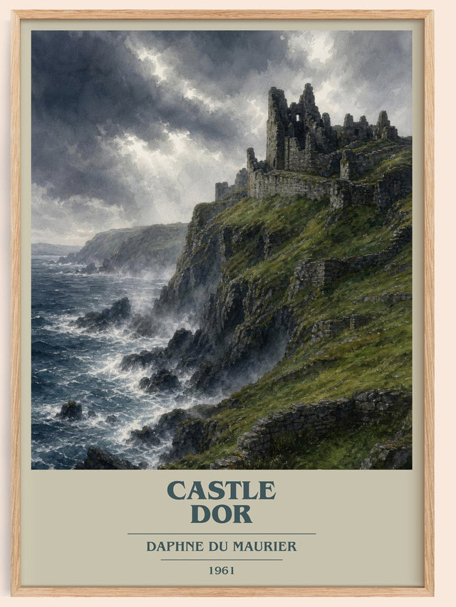 Castle Dor Book Cover Poster by Daphne du Maurier