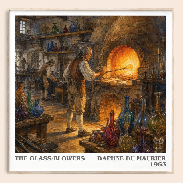 The Glass-Blowers Literary Art Print by Daphne du Maurier