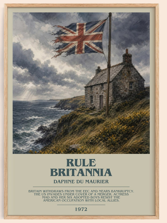 Rule Britannia Bookish Wall Art by Daphne du Maurier