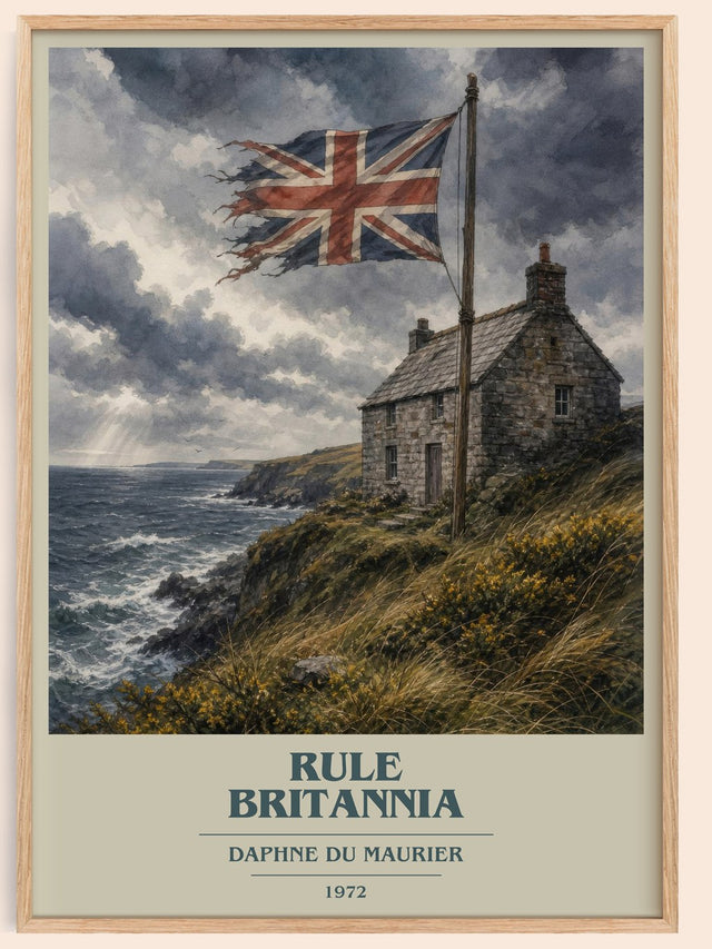 Rule Britannia Book Cover Poster by Daphne du Maurier