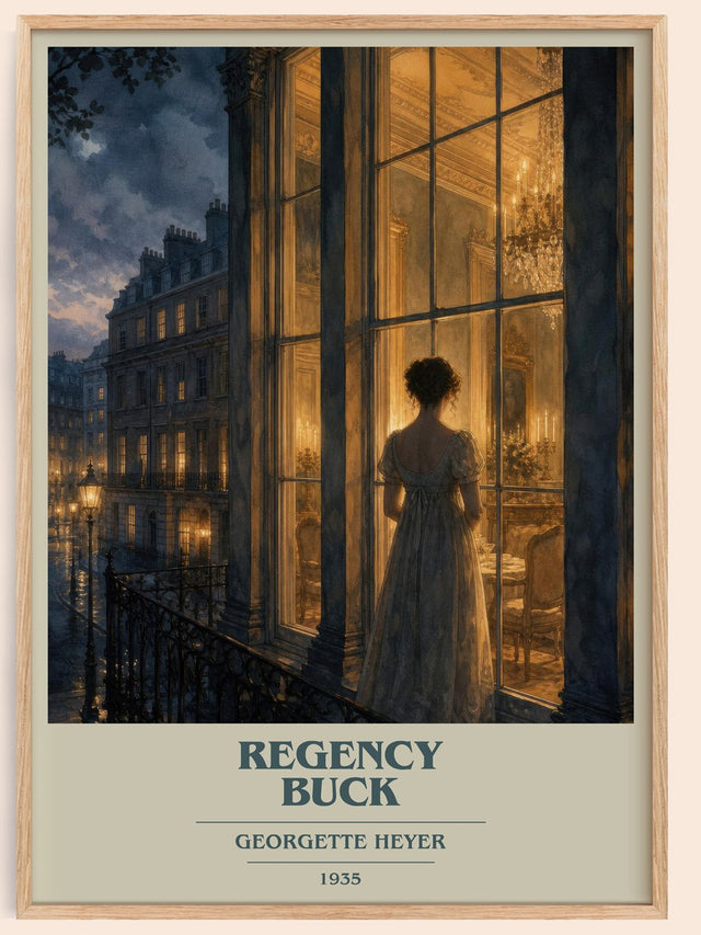 Regency Buck Book Cover Poster by Georgette Heyer