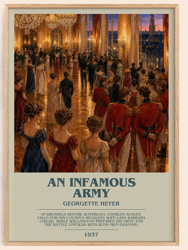 An Infamous Army Bookish Wall Art by Georgette Heyer