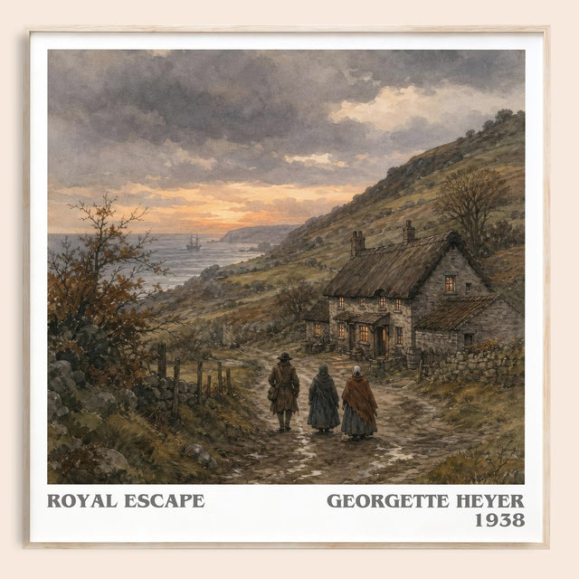 Royal Escape Literary Art Print by Georgette Heyer