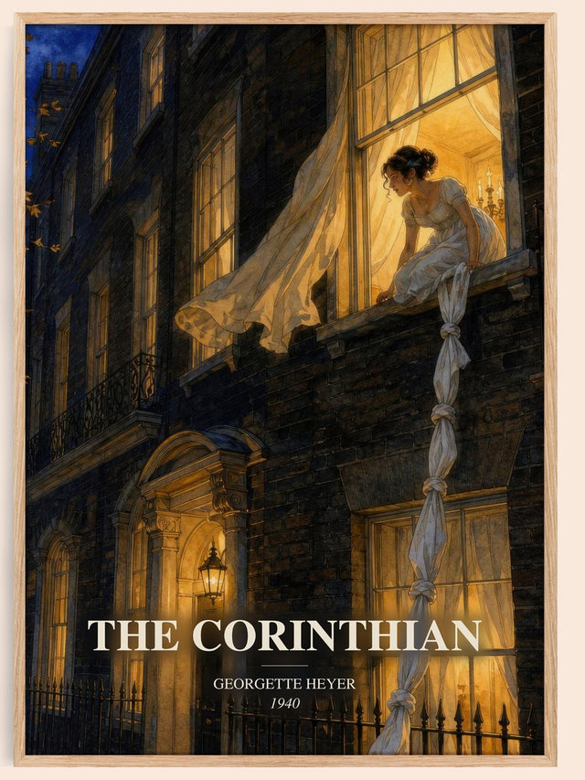 The Corinthian Book Watercolour Illustration by Georgette Heyer