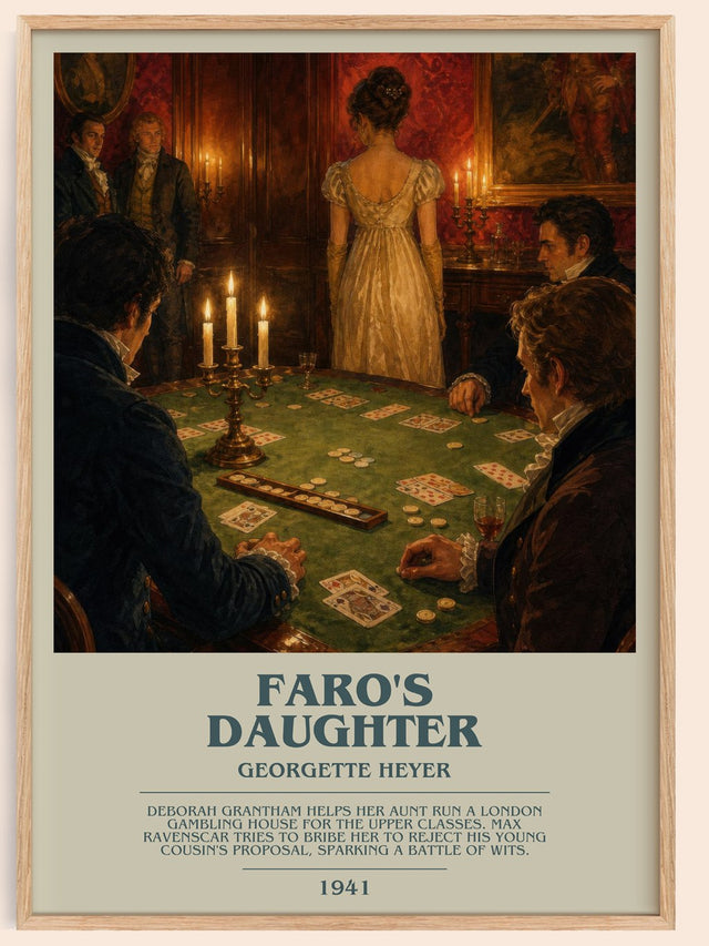Faro's Daughter Bookish Wall Art by Georgette Heyer