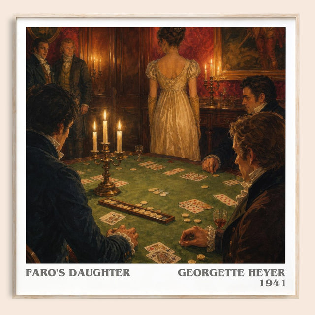 Faro's Daughter Literary Art Print by Georgette Heyer