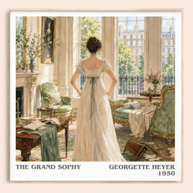 The Grand Sophy Literary Art Print by Georgette Heyer