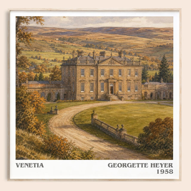 Venetia Literary Art Print by Georgette Heyer