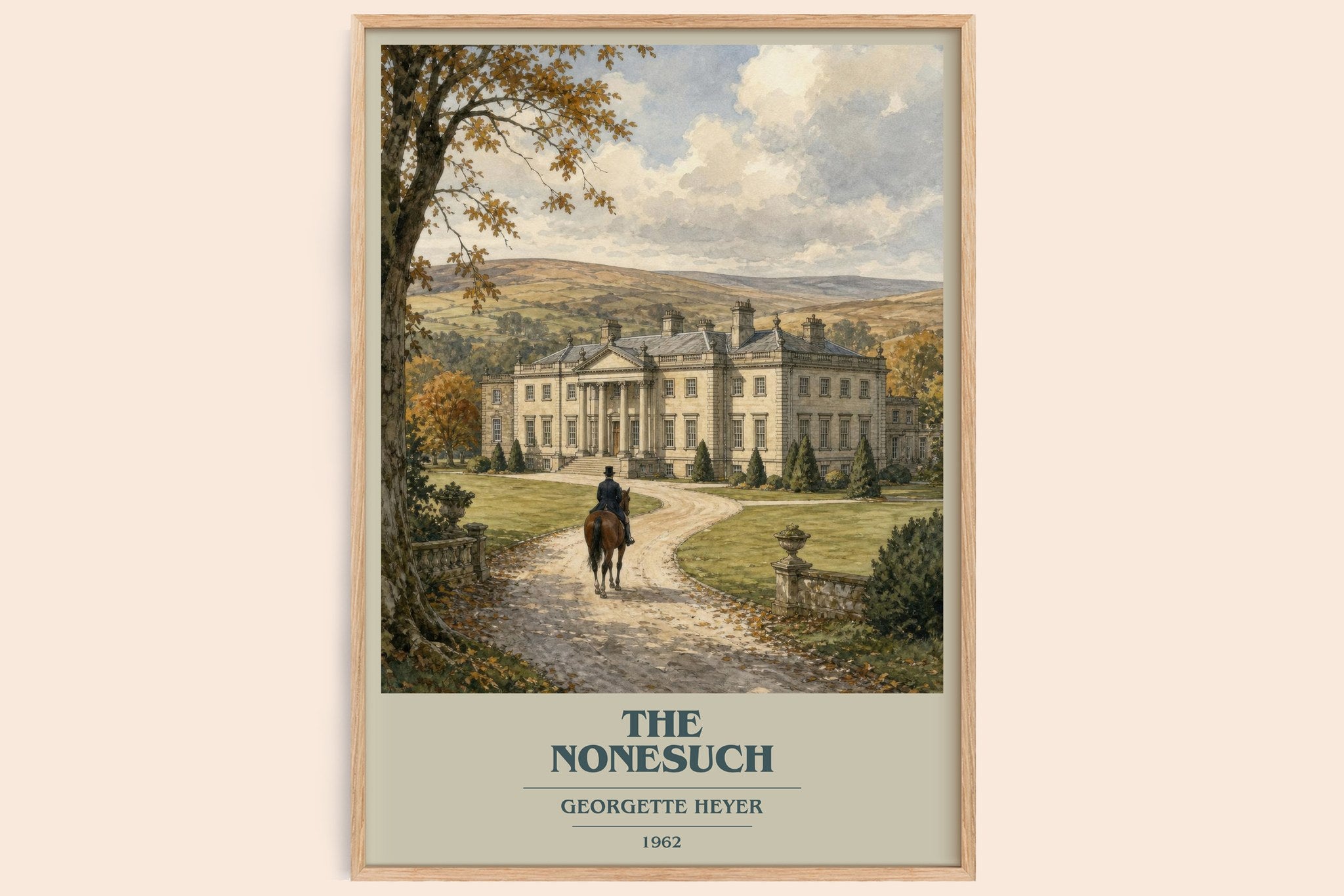 The Nonesuch Book Cover Poster by Georgette Heyer