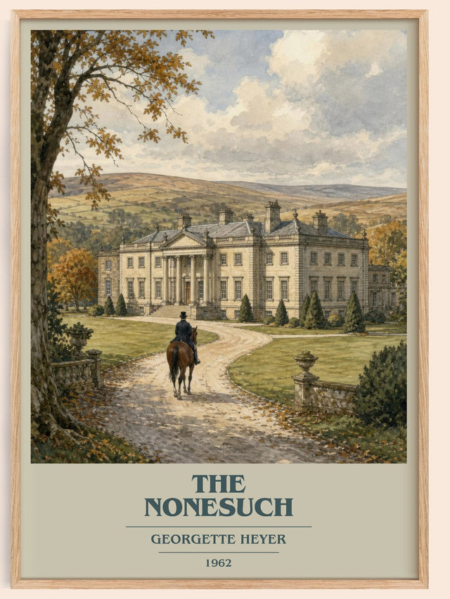 The Nonesuch Book Cover Poster by Georgette Heyer