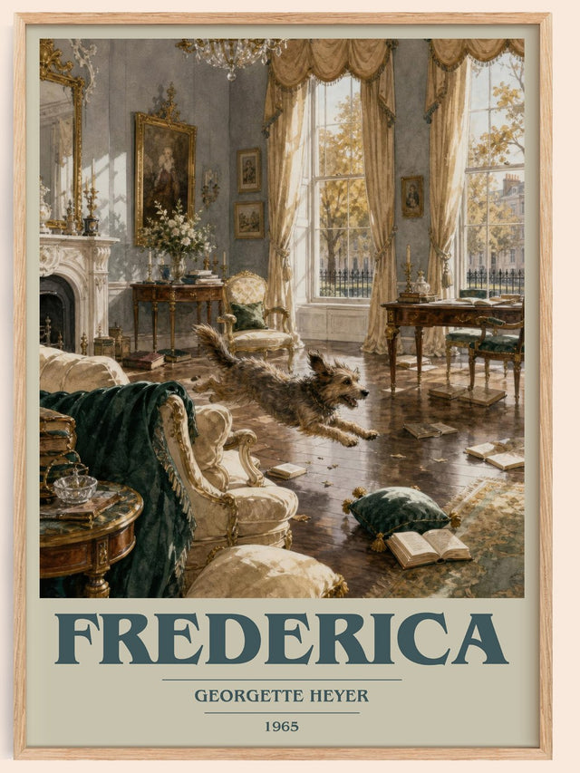 Frederica Book Cover Poster by Georgette Heyer