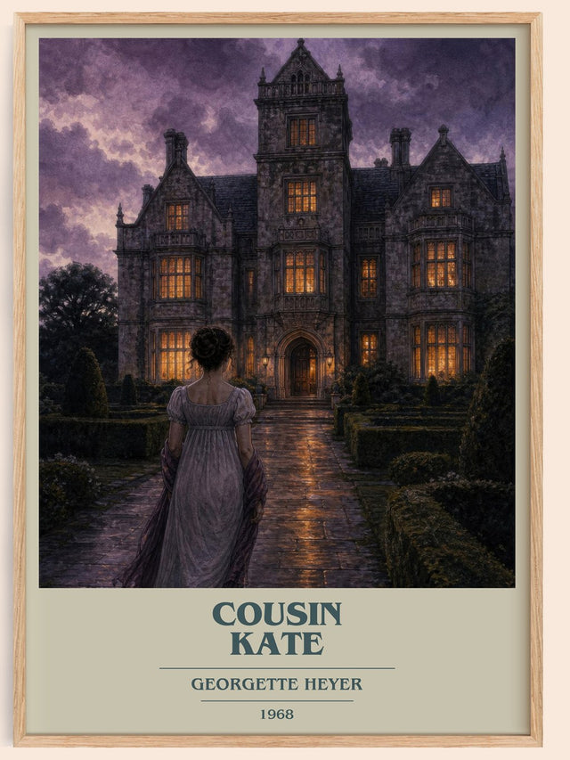 Cousin Kate Book Cover Poster by Georgette Heyer