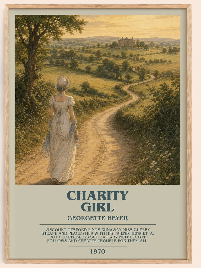 Charity Girl Bookish Wall Art by Georgette Heyer