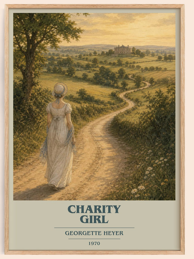 Charity Girl Book Cover Poster by Georgette Heyer