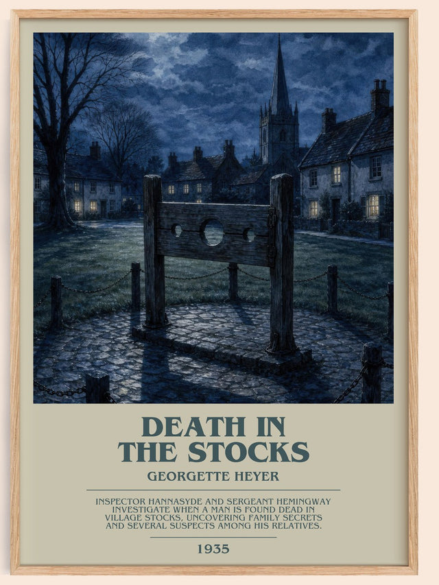 Death in the Stocks Bookish Wall Art by Georgette Heyer