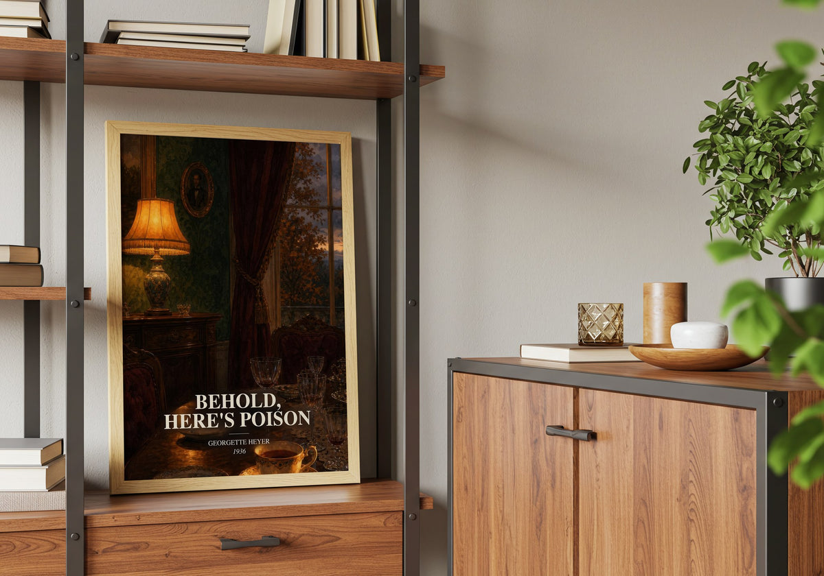 Behold, Here's Poison book watercolour illustration paper finish options – matte satin gloss