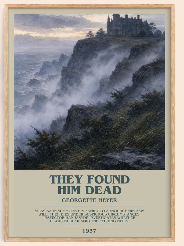 They Found Him Dead Bookish Wall Art by Georgette Heyer