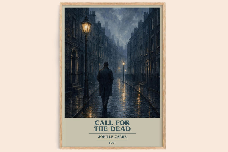 Call for the Dead book cover book poster by John le Carré – framed literary art print