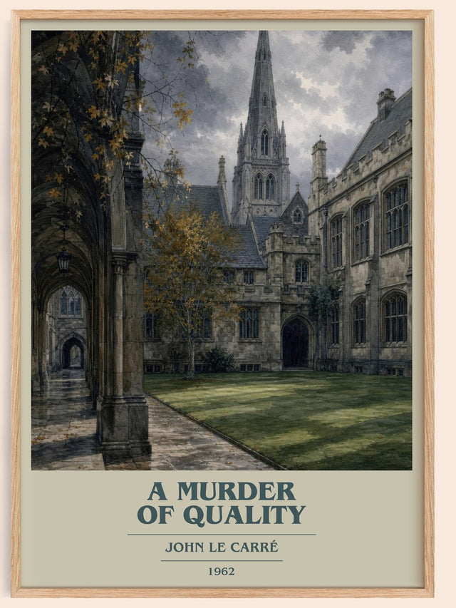 A Murder of Quality Book Cover Poster by John le Carré